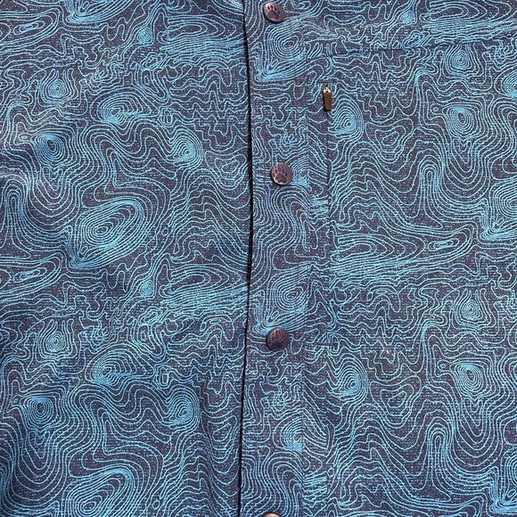 Alaska Hardgear Deluth Trading Co Blue Short Sleeve Shirt Size XL - Picture 6 of 8